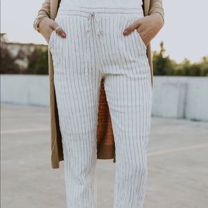 Roolee stripe pants
